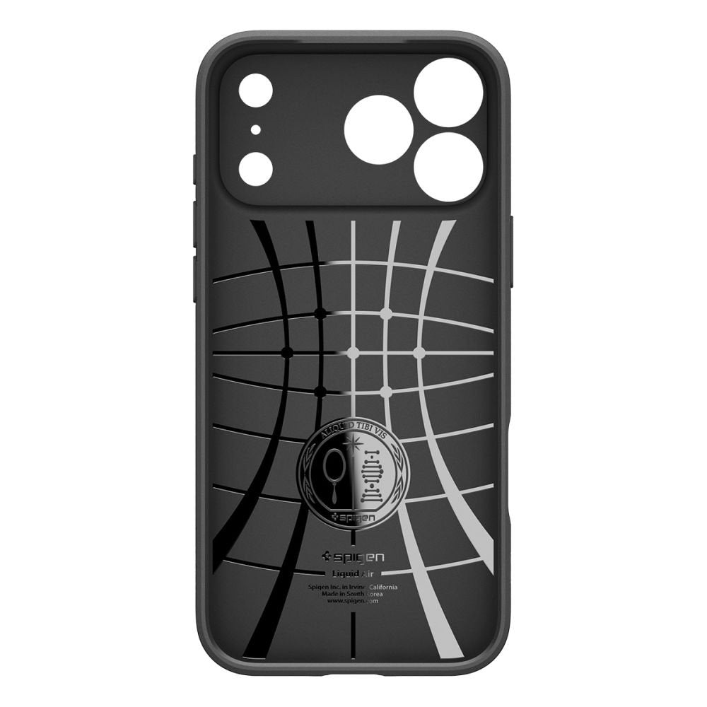 Spigen Liquid Air apvalks iPhone 17 Pro Max / 18 Pro Max, matēti melns
