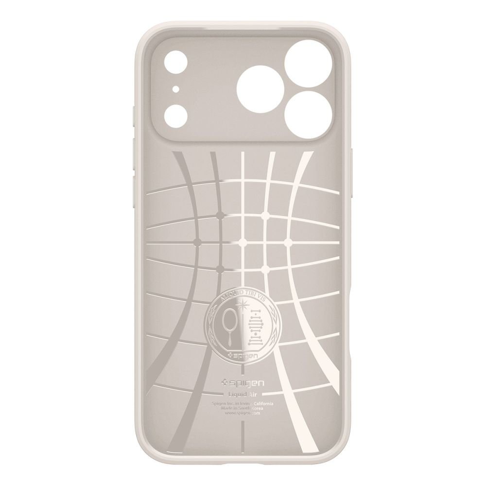 Spigen Liquid Air apvalks iPhone 17 Pro Max / 18 Pro Max titāna krāsā