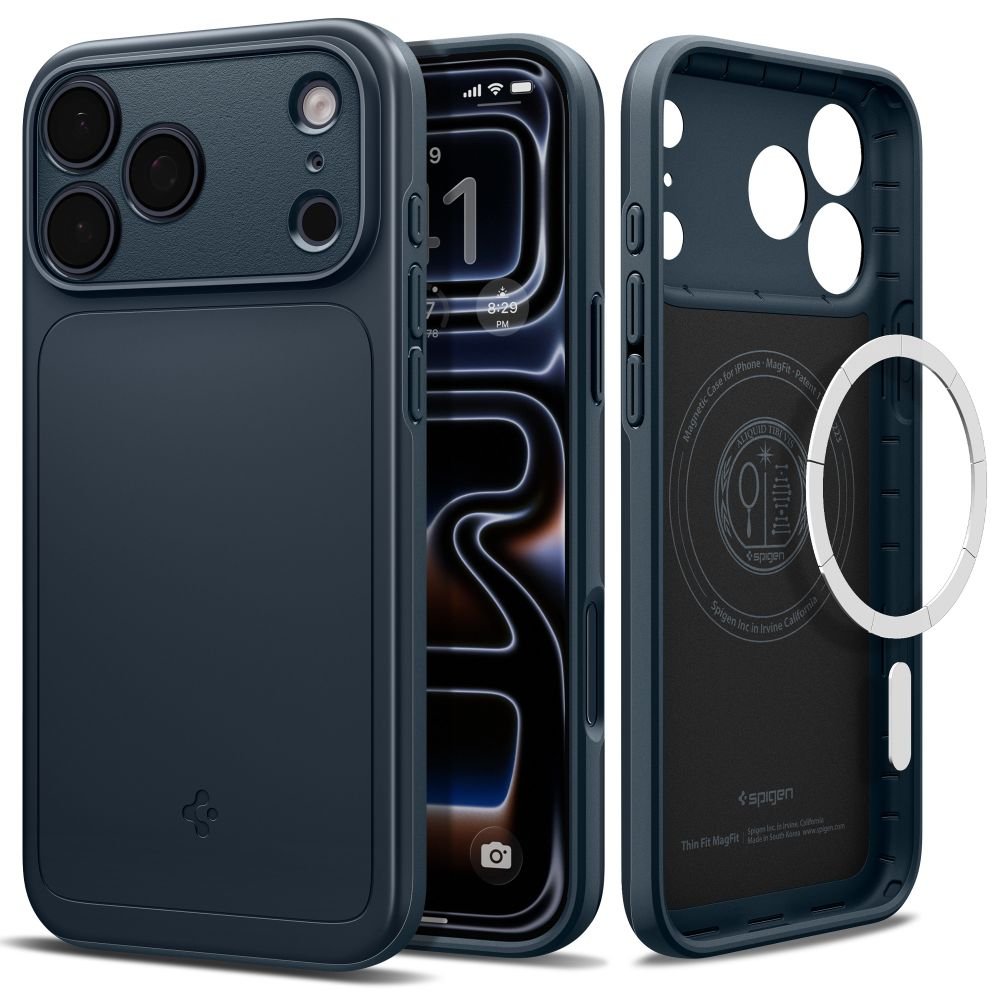 Spigen Thin Fit Magsafe apvalks iPhone 17 Pro Max / 18 Pro Max, zils