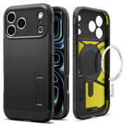 Spigen Tough Armor T Magsafe apvalks iPhone 17 Pro / 18 Pro, melns