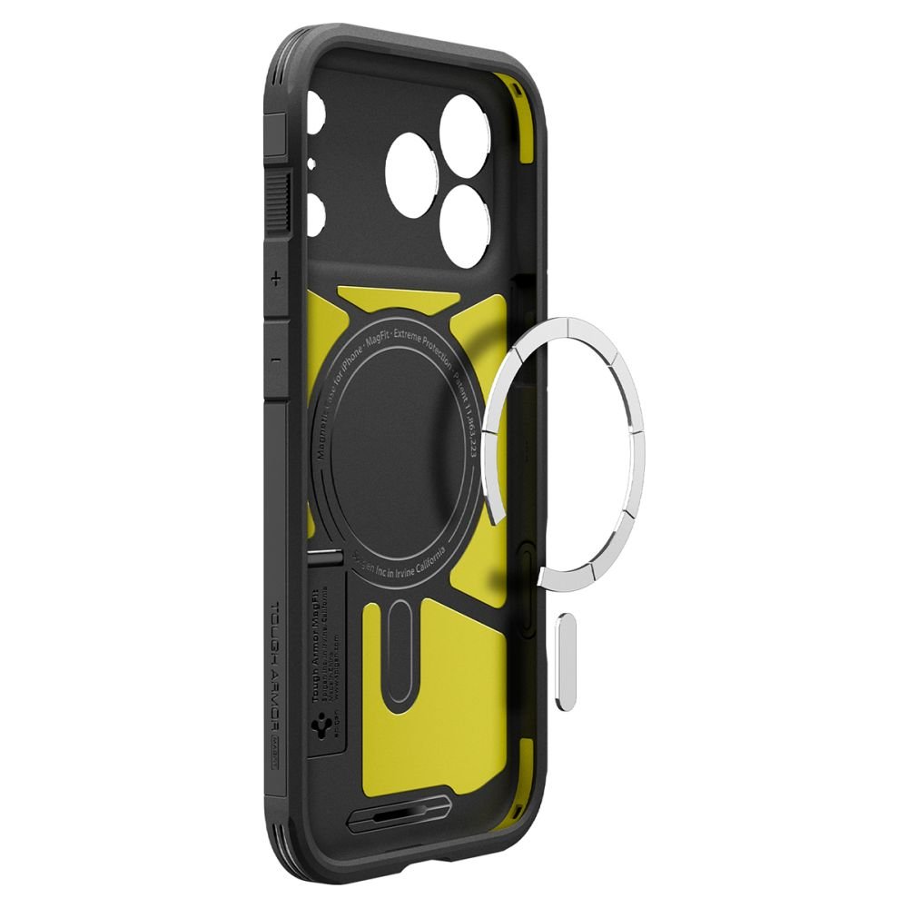 Spigen Tough Armor T Magsafe apvalks iPhone 17 Pro / 18 Pro, melns