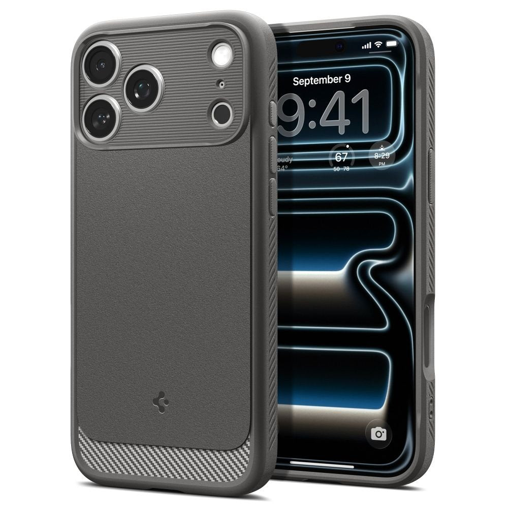Spigen Rugged Armor MagSafe apvalks iPhone 17 Pro Max / 18 Pro Max, pelēks