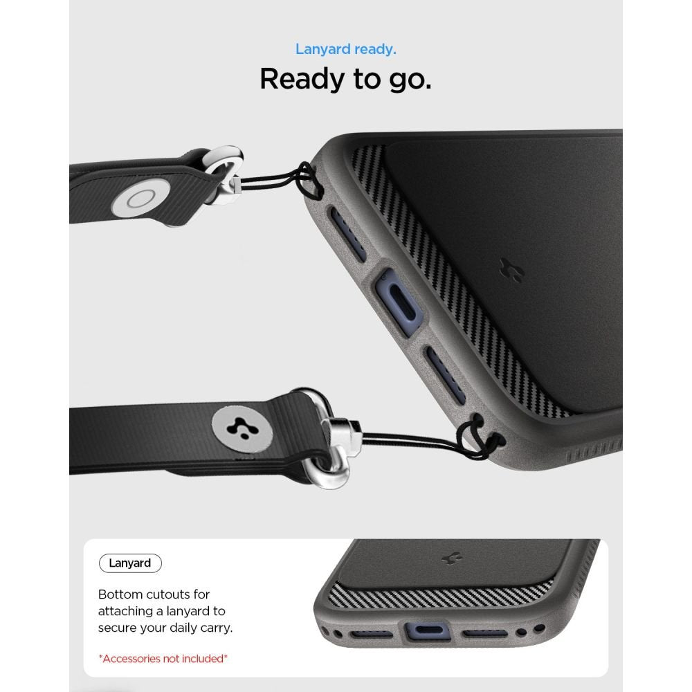 Spigen Rugged Armor MagSafe apvalks iPhone 17 Pro Max / 18 Pro Max, pelēks