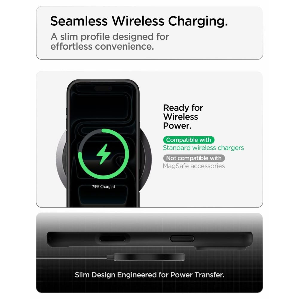 Spigen Ultra Hybrid apvalks iPhone 17 Pro Max / 18 Pro Max, matēti melns