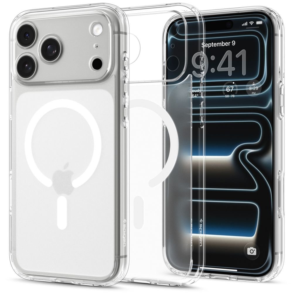 Spigen Ultra Hybrid MagSafe apvalks iPhone 17 Pro / 18 Pro, krāsa „Frost White“