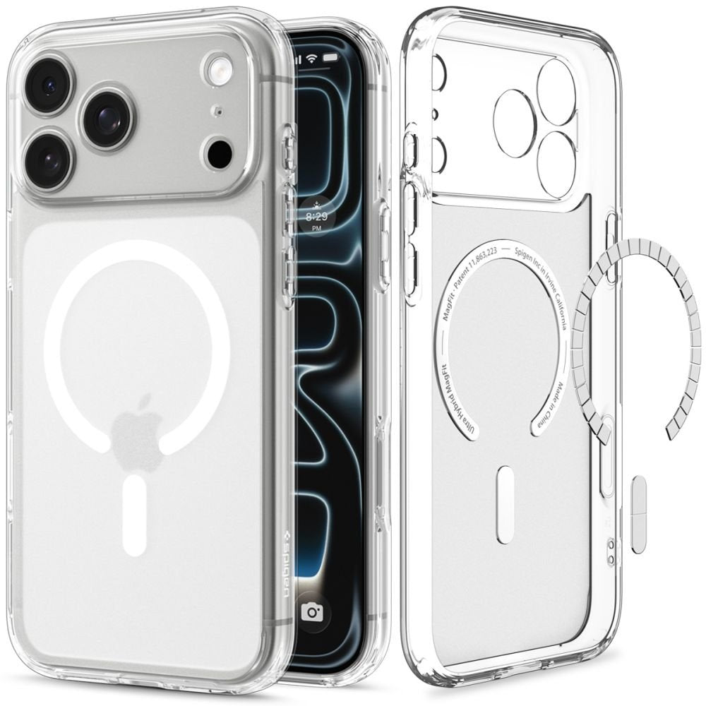 Spigen Ultra Hybrid MagSafe apvalks iPhone 17 Pro / 18 Pro, krāsa „Frost White“