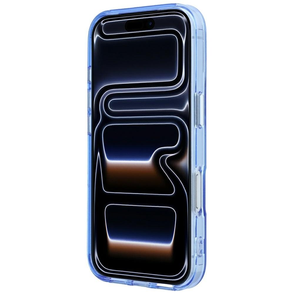 Karl Lagerfeld IML Ring Stand 360 Kameo metāla MagSafe apvalks iPhone 18 Pro / 17 Pro, zils