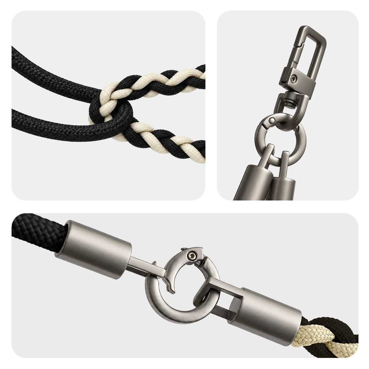 Etteri „flexi strap“ 2-in-1 tālruņiem, melns