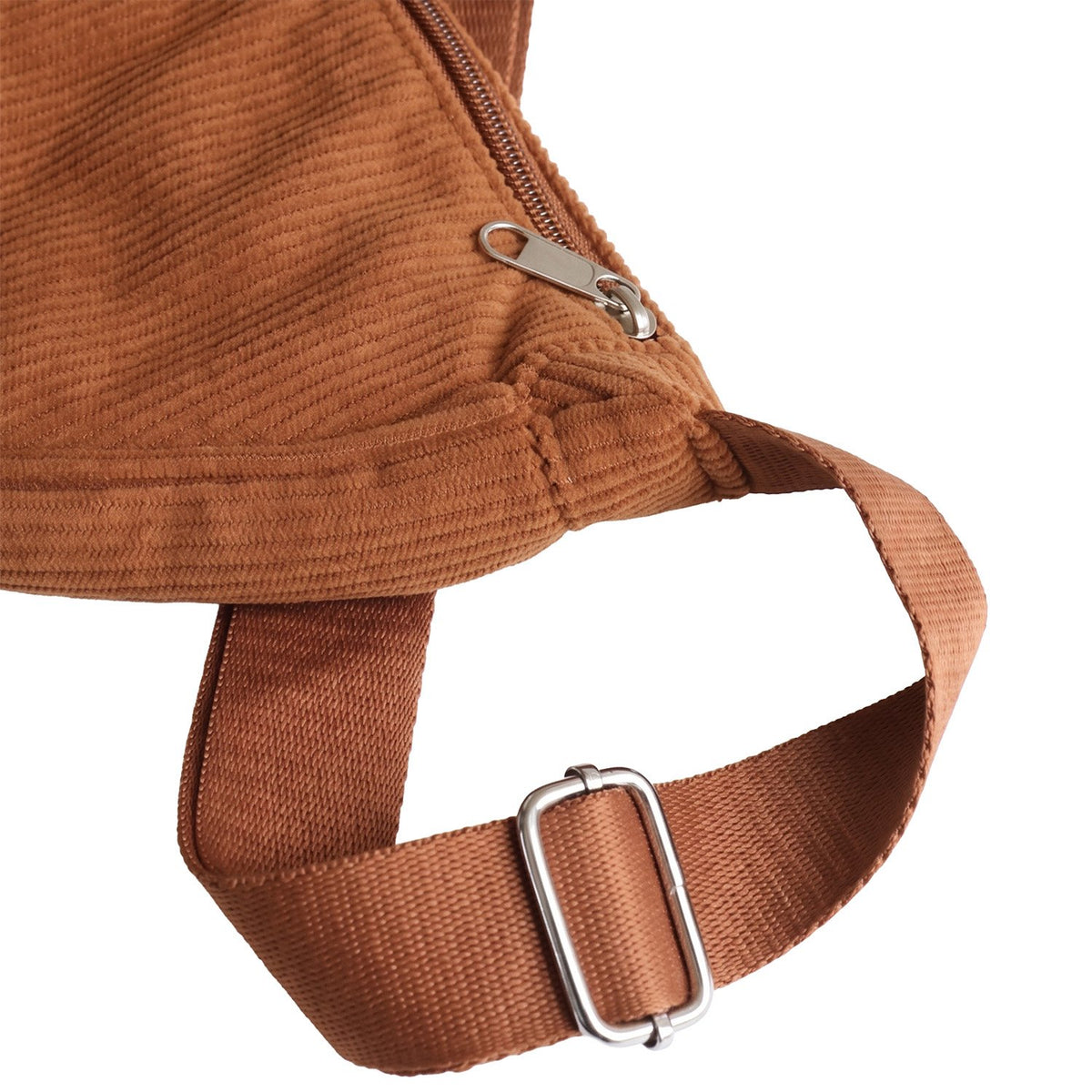 Universālā velveta „Moon Bag“ soma, brūna