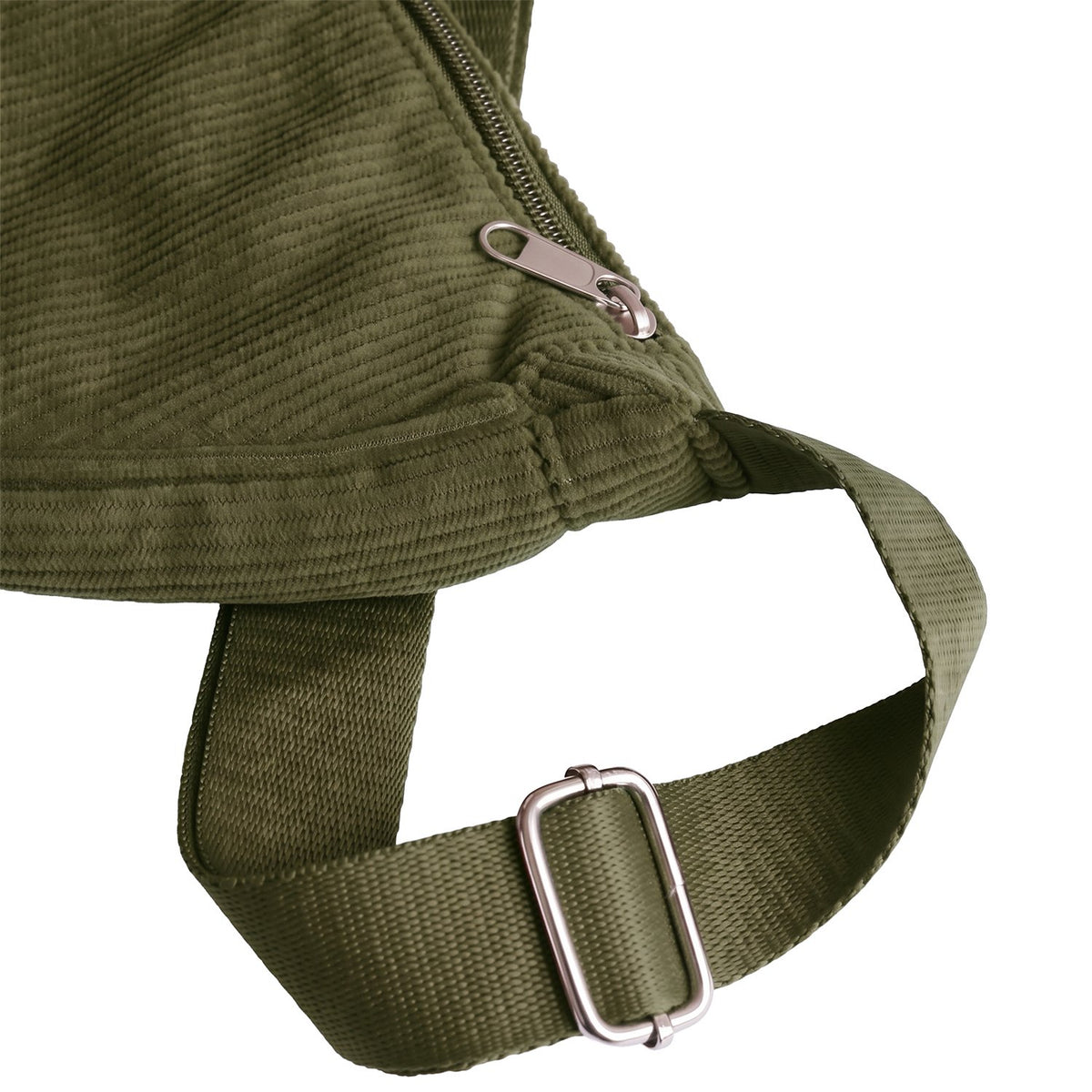 Universālā velveta „Moon Bag“ soma, zaļa