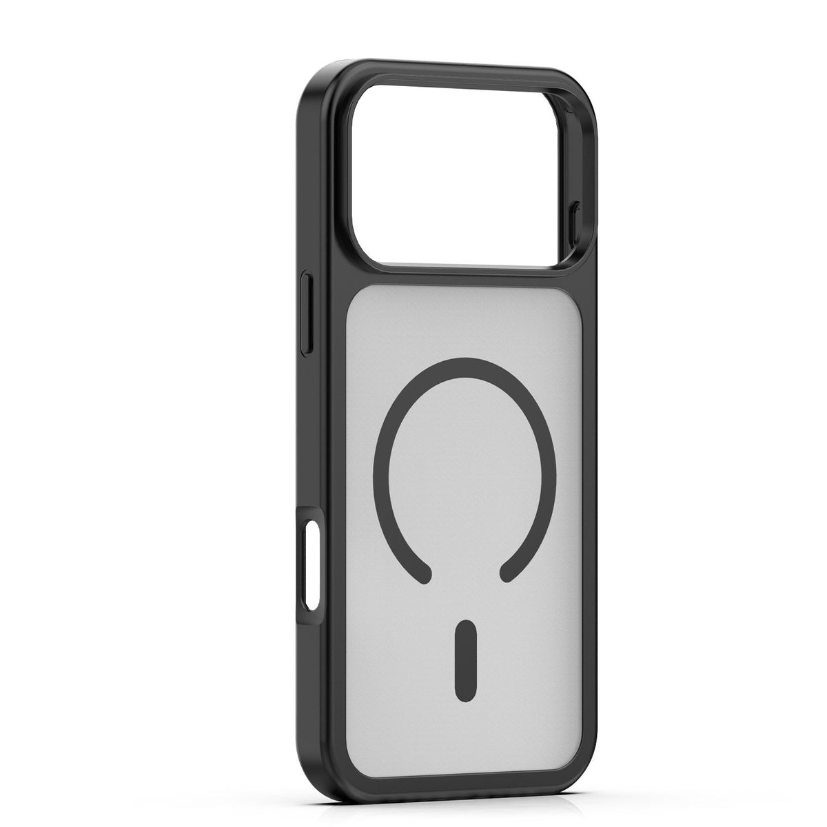 „Mag Matt“ apvalks iPhone 17 Pro Max 6,9" / 18 Pro Max 6,9" melnā krāsā ar lielu atvērumu