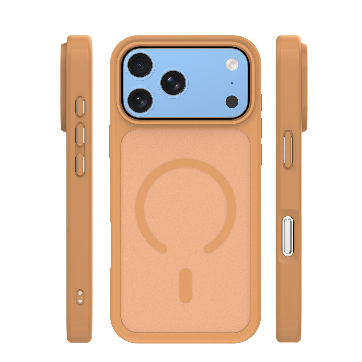 „Mag Matt“ apvalks iPhone 17 Pro Max 6,9" / 18 Pro Max 6,9" brūns ar lielu atvērumu