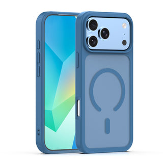 „Mag Matt“ apvalks iPhone 17 Pro Max 6,9" / 18 Pro Max 6,9" tumši zils ar lielu atveri