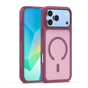 „Mag Matt“ apvalks iPhone 17 Pro Max 6,9" / 18 Pro Max 6,9" bordo krāsā ar lielu atvērumu