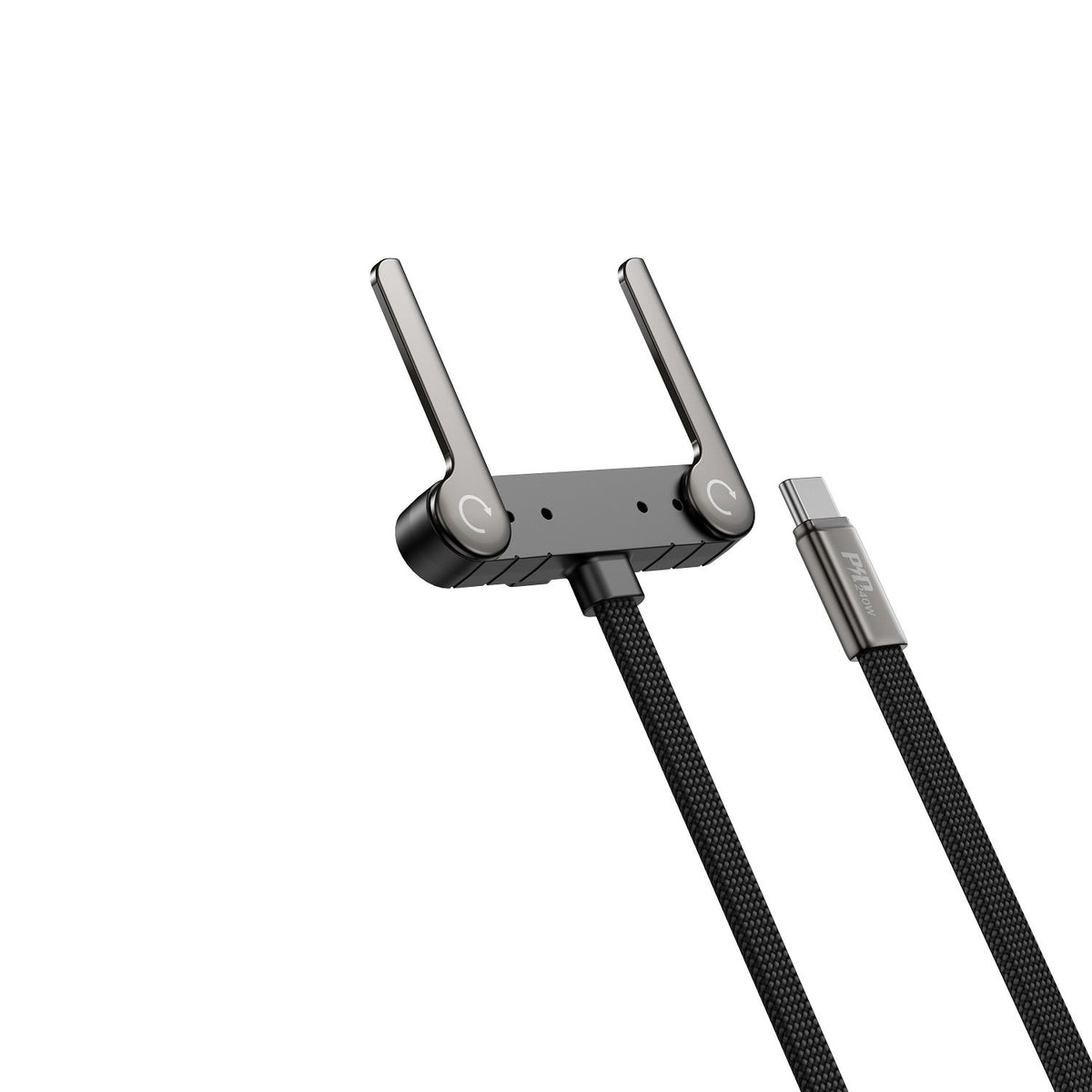 Devia Ultra6 USB-C–USB-C kabelis, 1,5 m, 240 W, ar statīvu