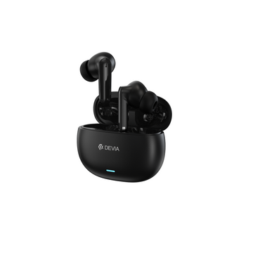 Devia Bluetooth austiņas TWS Lite3 EM423, melnas, ar aktīvo trokšņu slāpēšanu (ANC)