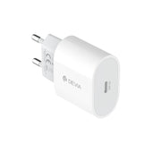 Devia sienas lādētājs Rocket PD QC 20 W, 1x USB-C, balts