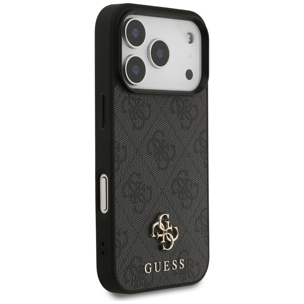 Guess 4G Small Classic Logo MagSafe vāciņš iPhone 18 Pro / 17 Pro, melns