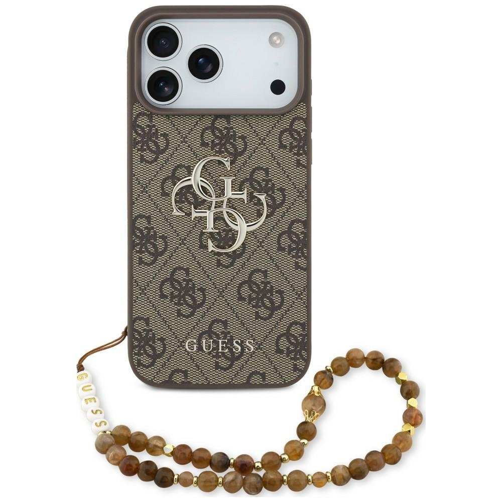 Guess 4G Strap 4G Classic Logo vāciņš iPhone 18 Pro Max / 17 Pro Max, brūns