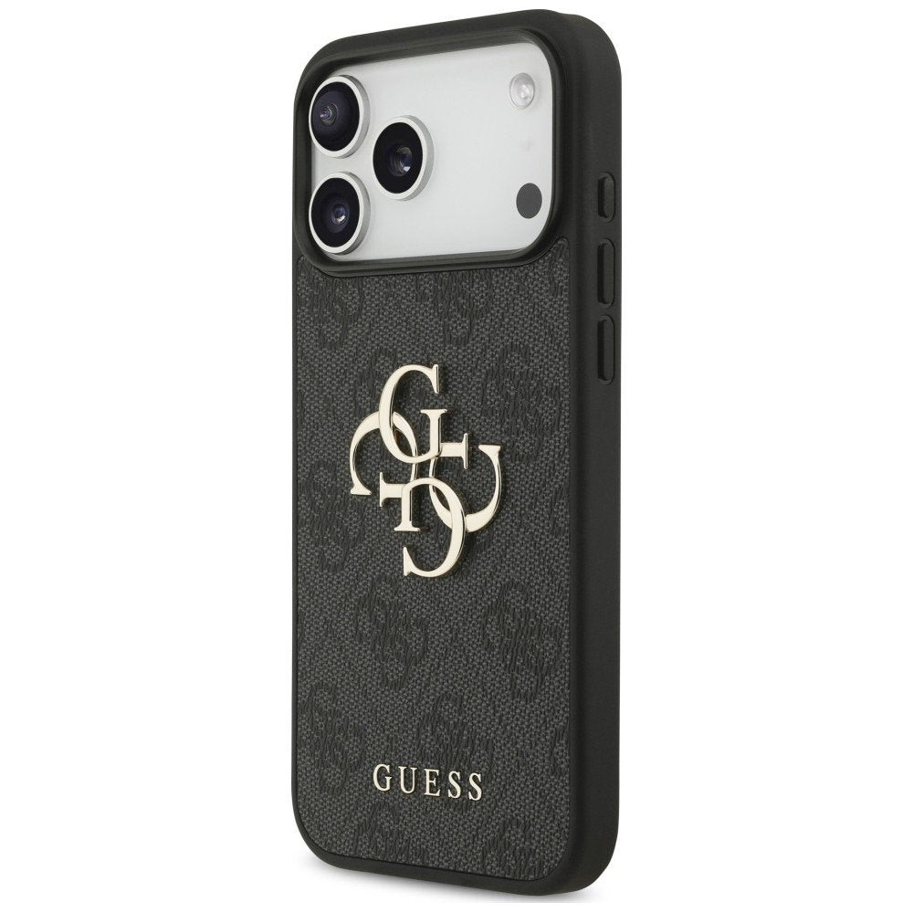 Guess 4G Strap 4G Classic Logo vāciņš iPhone 18 Pro Max / 17 Pro Max, melns