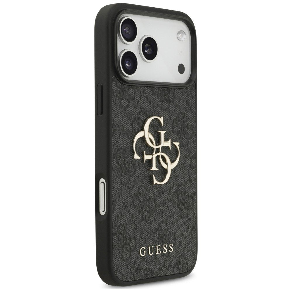 Guess 4G Strap 4G Classic Logo vāciņš iPhone 18 Pro Max / 17 Pro Max, melns