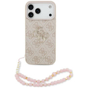 Guess 4G Strap 4G Classic Logo vāciņš iPhone 18 Pro Max / 17 Pro Max, rozā krāsā
