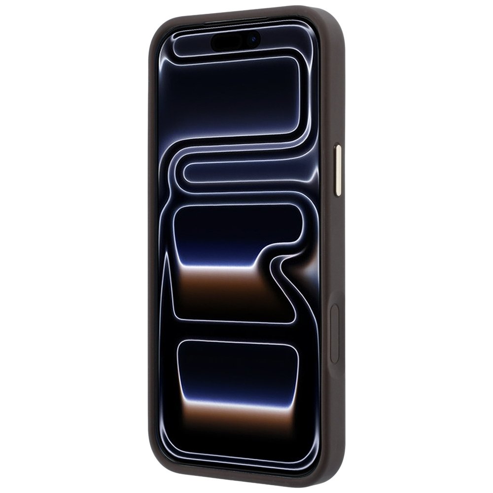 Guess Ring Stand 360 4G Classic Logo MagSafe vāciņš iPhone 18 Pro / 17 Pro, brūns