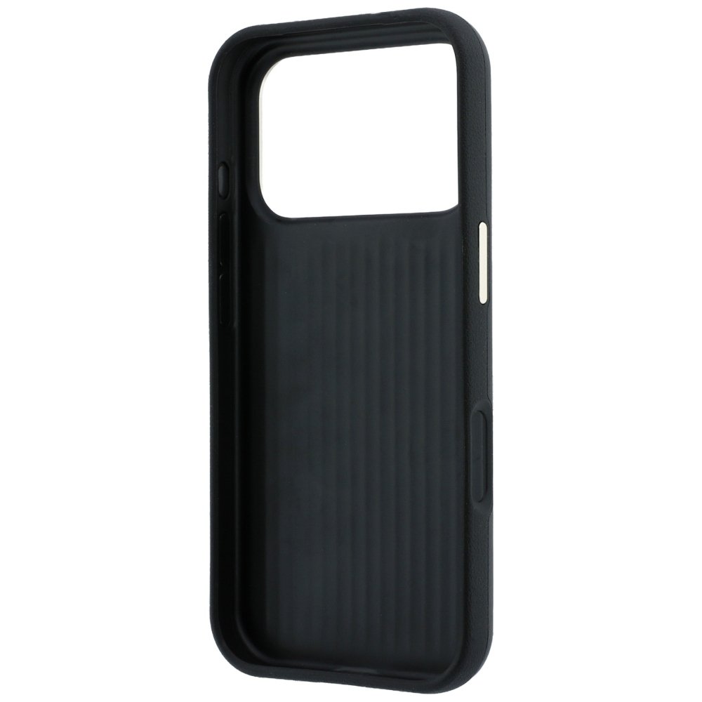 Guess Smooth & Big Strass Logo vāciņš iPhone 18 Pro Max / 17 Pro Max, melns