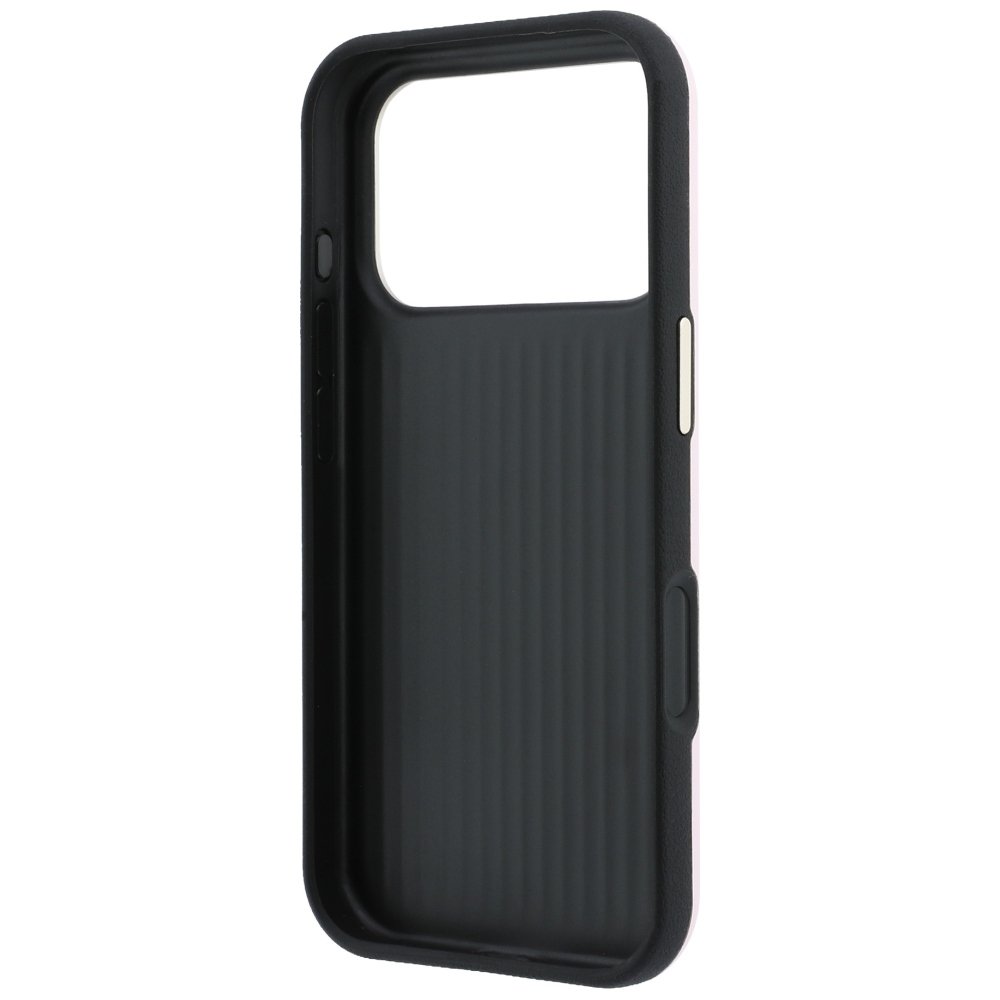 Guess Smooth & Big Strass Logo vāciņš iPhone 18 Pro Max / 17 Pro Max, rozā krāsā