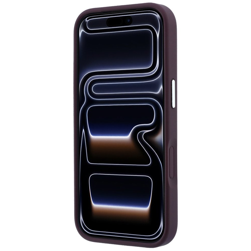 Karl Lagerfeld Ring Stand 360 Saffiano Classic Logo MagSafe vāciņš iPhone 18 Pro Max / 17 Pro Max, bordo krāsā