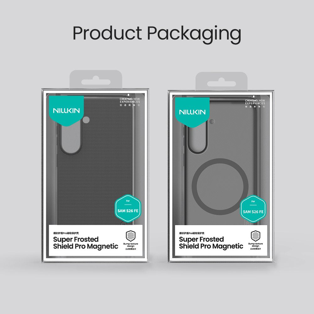 Nillkin Super Frosted Shield Pro magnētiskais vāciņš Samsung Galaxy S26 FE, melns