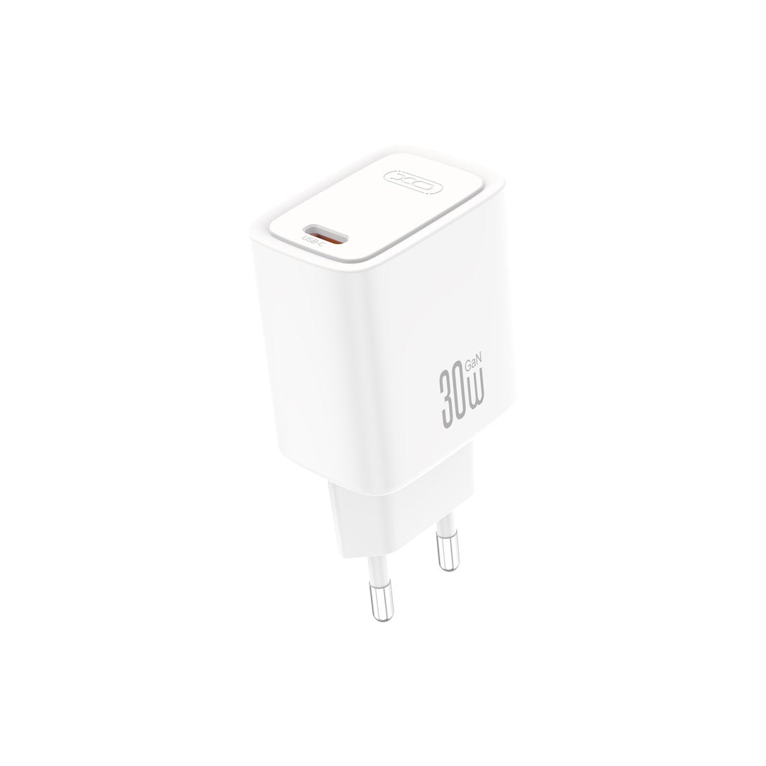 XO sienas lādētājs CE53 PD 30 W, 1x USB-C, balts