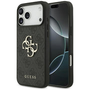 Guess 4G Big Logo iPhone 17 Pro Max vāciņš, melns
