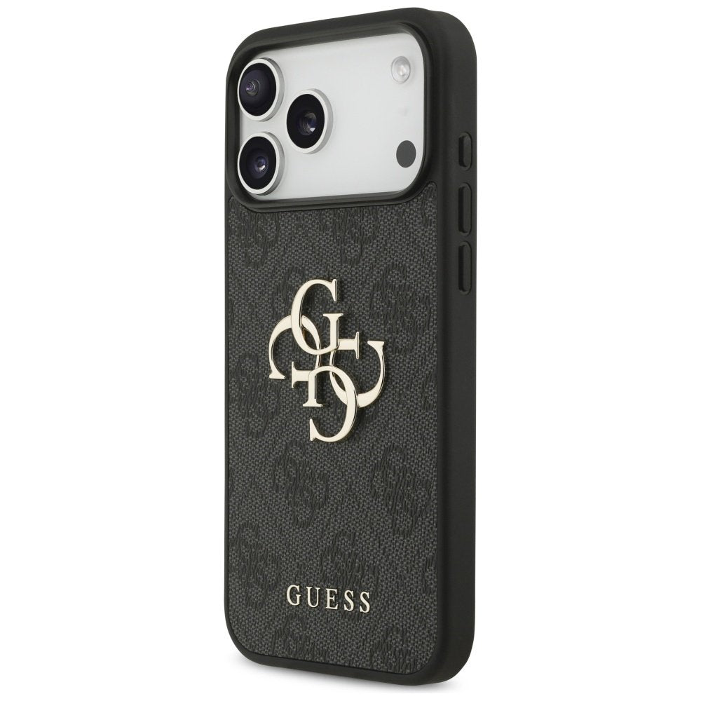Guess 4G Big Logo iPhone 17 Pro Max vāciņš, melns