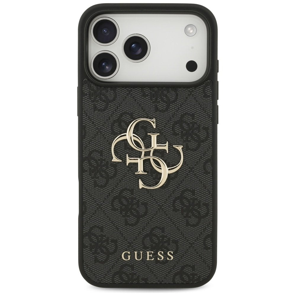 Guess 4G Big Logo iPhone 17 Pro Max vāciņš, melns