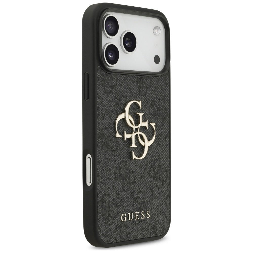 Guess 4G Big Logo iPhone 17 Pro Max vāciņš, melns