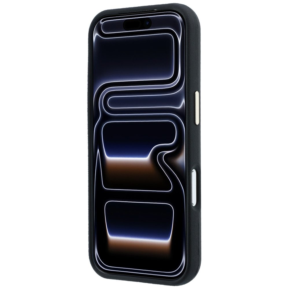 Guess Kevlar Triangle Logo MagSafe vāciņš iPhone 18 Pro Max / 17 Pro Max, melns