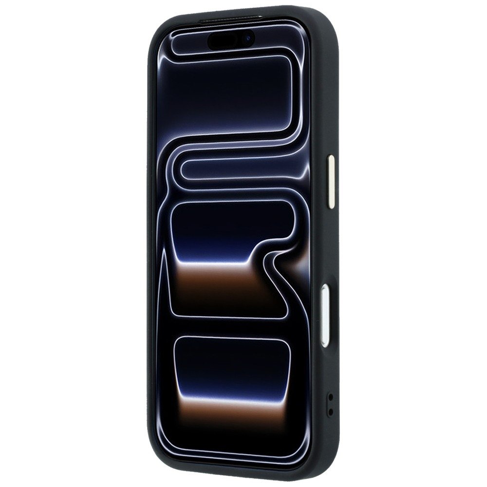 Guess Saffiano Small 4G un Classic Logo MagSafe vāciņš iPhone 18 Pro / 17 Pro, melns
