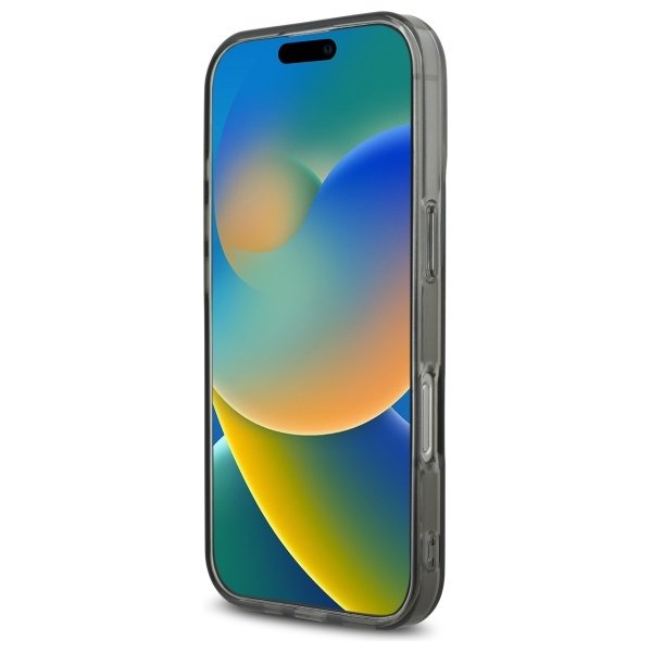 Karl Lagerfeld KLHCP16XHKHDCELK iPhone 16 Pro Max 6,9" melns cietais vāciņš ar IML tehnoloģiju un strassiem, ar Karla galvas attēlu
