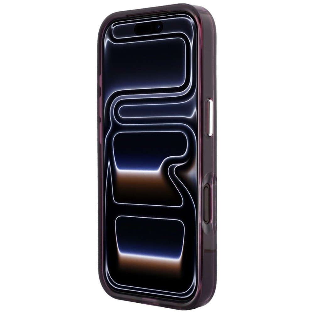 Karl Lagerfeld IML Choupette skices ar MagSafe savienojumu iPhone 18 Pro Max / 17 Pro Max vāciņš, bordo krāsā