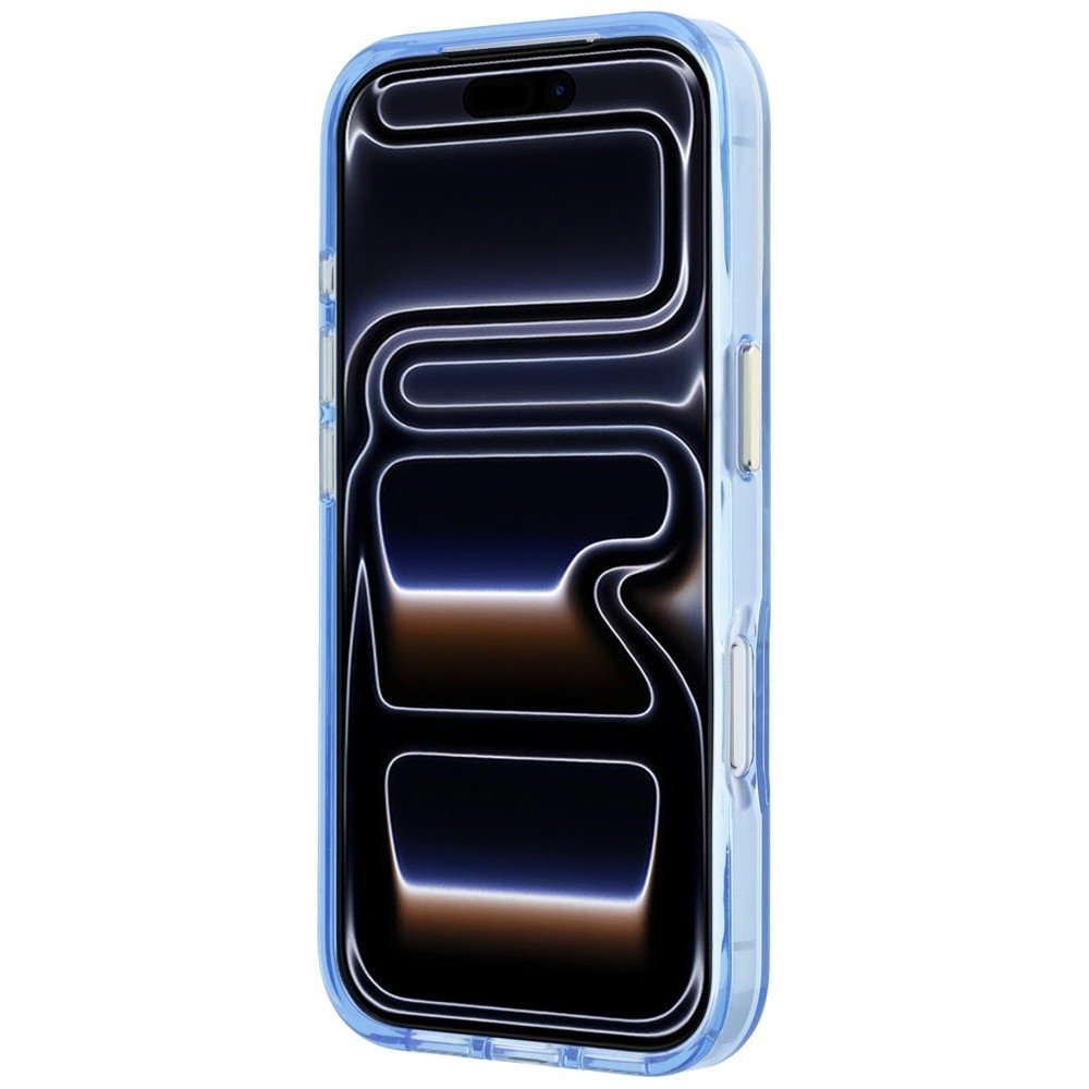 Karl Lagerfeld Peekaboo Logo MagSafe vāciņš iPhone 18 Pro / 17 Pro, gaiši zils