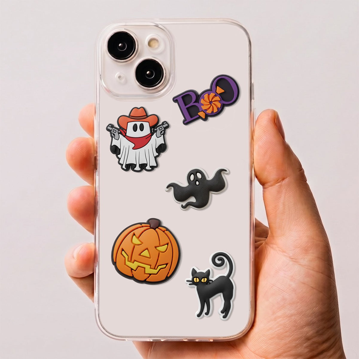 Sticker 3D boo 5 pcs set