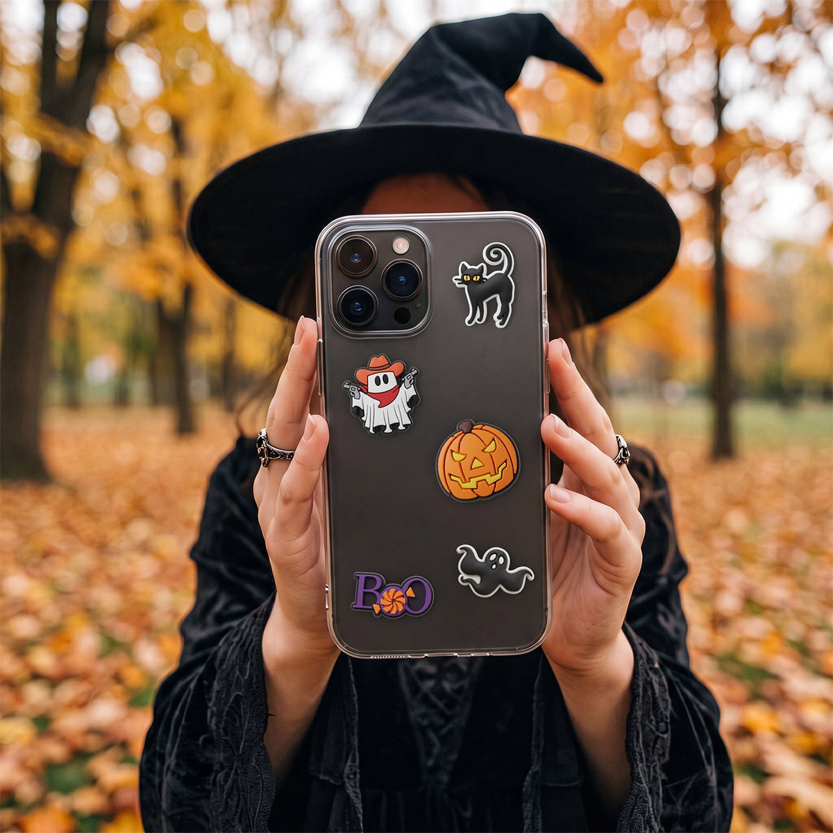 Sticker 3D boo 5 pcs set