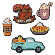 Sticker 3D pumpkin spice 5 pcs set