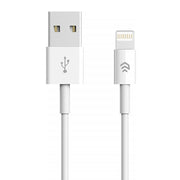 Devia kabelis Smart EC080 USB - Lightning 1,0 m 2,1A, balts