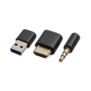 Adapteri audio, video, uzlādes vadiem