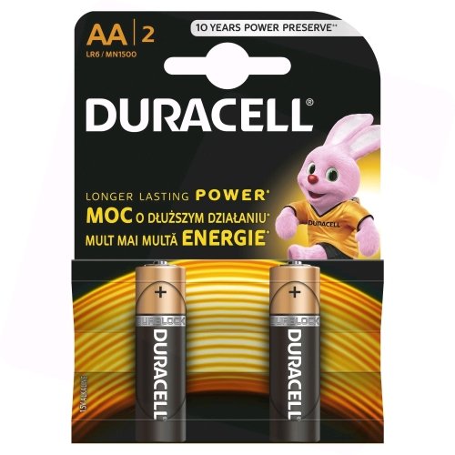Duracell MN 1500 Basic AA (LR6) blistera iepakojumā 2 gab.