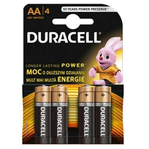 Duracell MN 1500 Basic AA (LR6) blistera iepakojumā 4 gab.