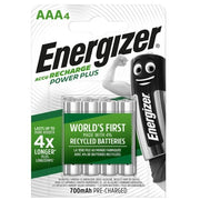 Energizer precharged HR03 700 mAh Always Ready blistera iepakojumā 4 gab.