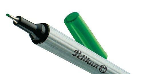 Pelikan Fineliner 96 0,4mm (943191), zaļā krāsā